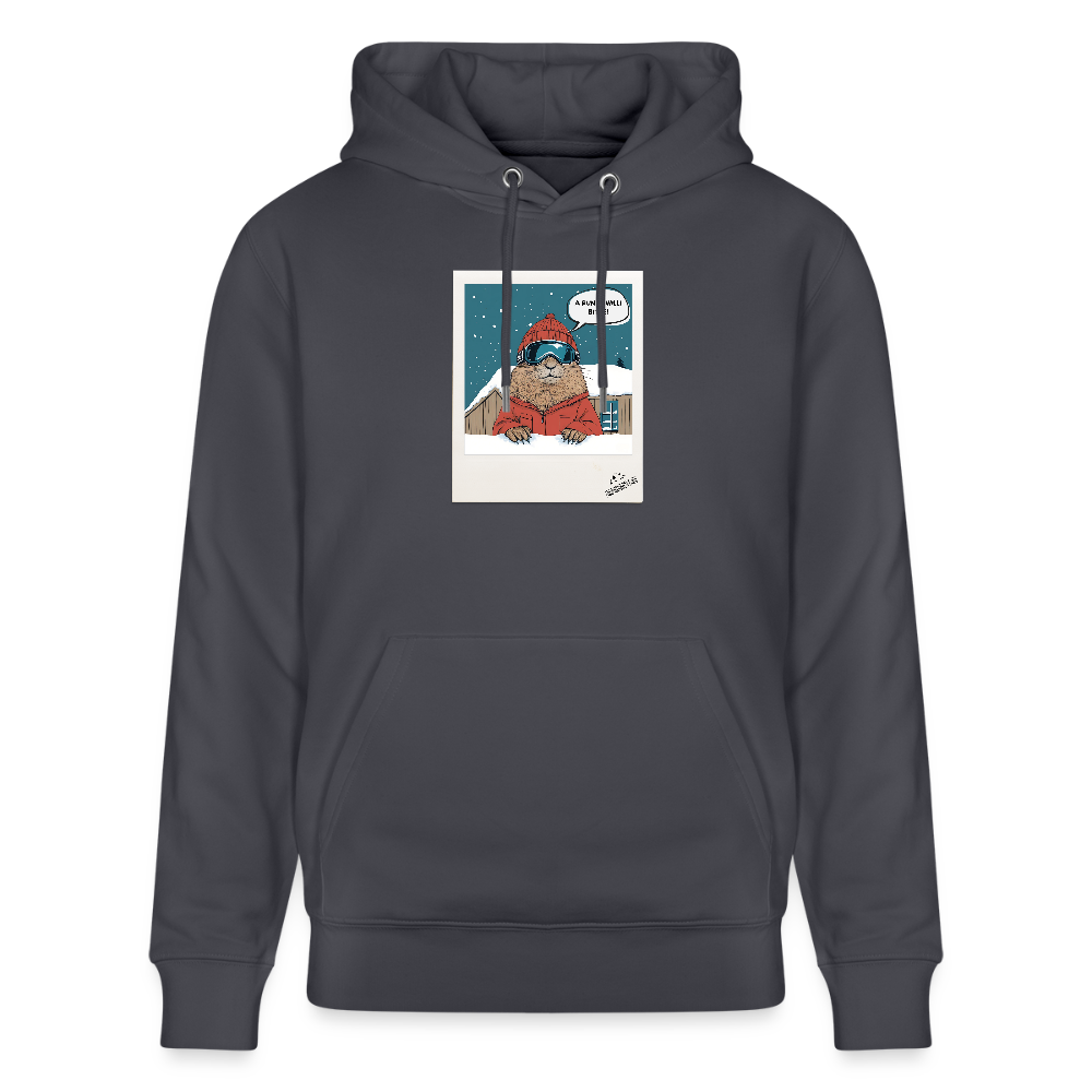 Hoodie "Nonverbale Kommunikation" - Indigoblau