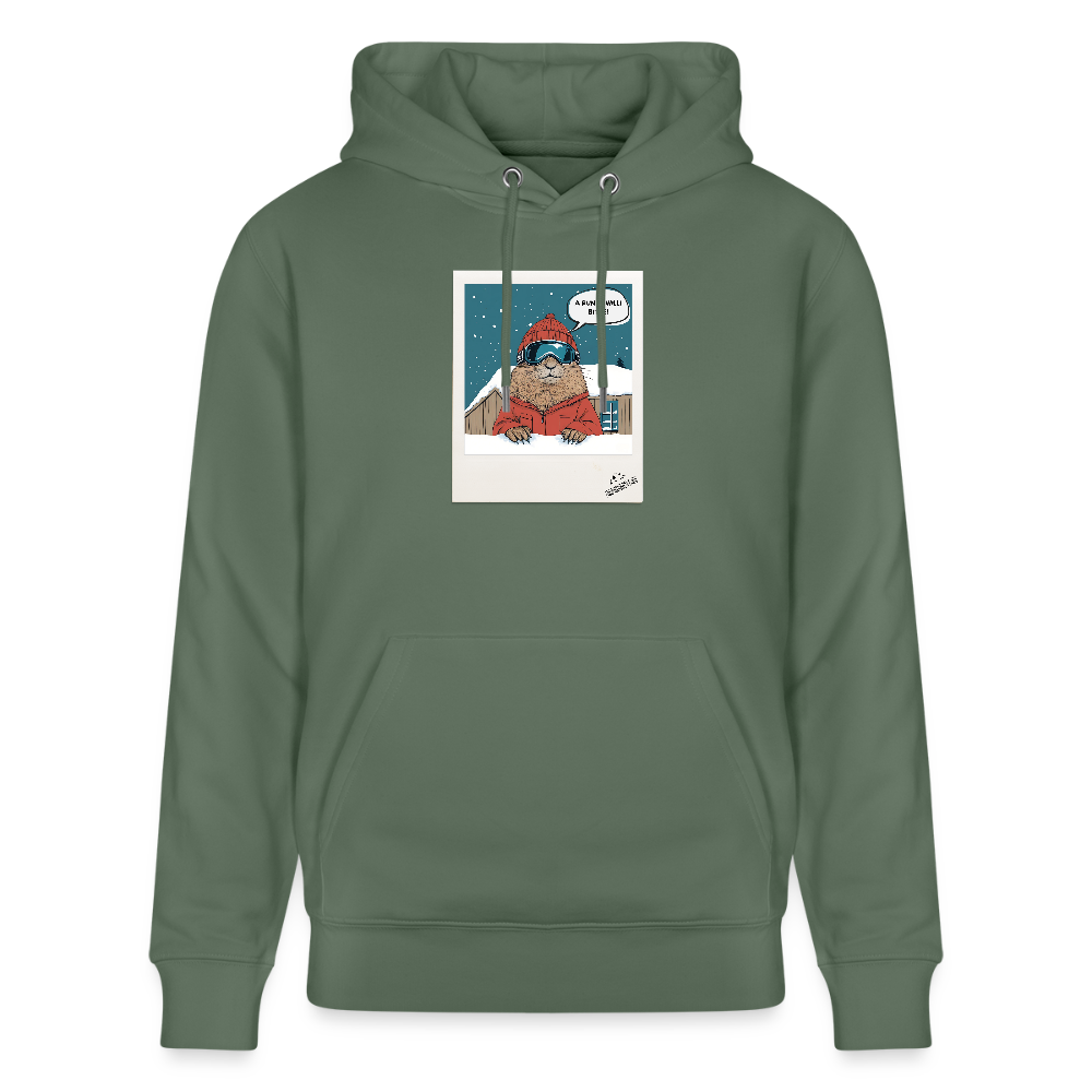 Hoodie "Nonverbale Kommunikation" - Tanngrün