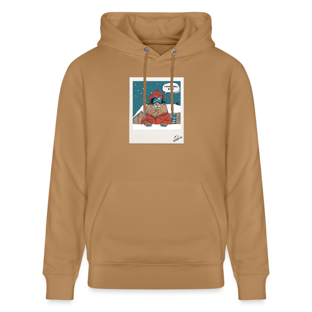 Hoodie "Nonverbale Kommunikation" - Karamell