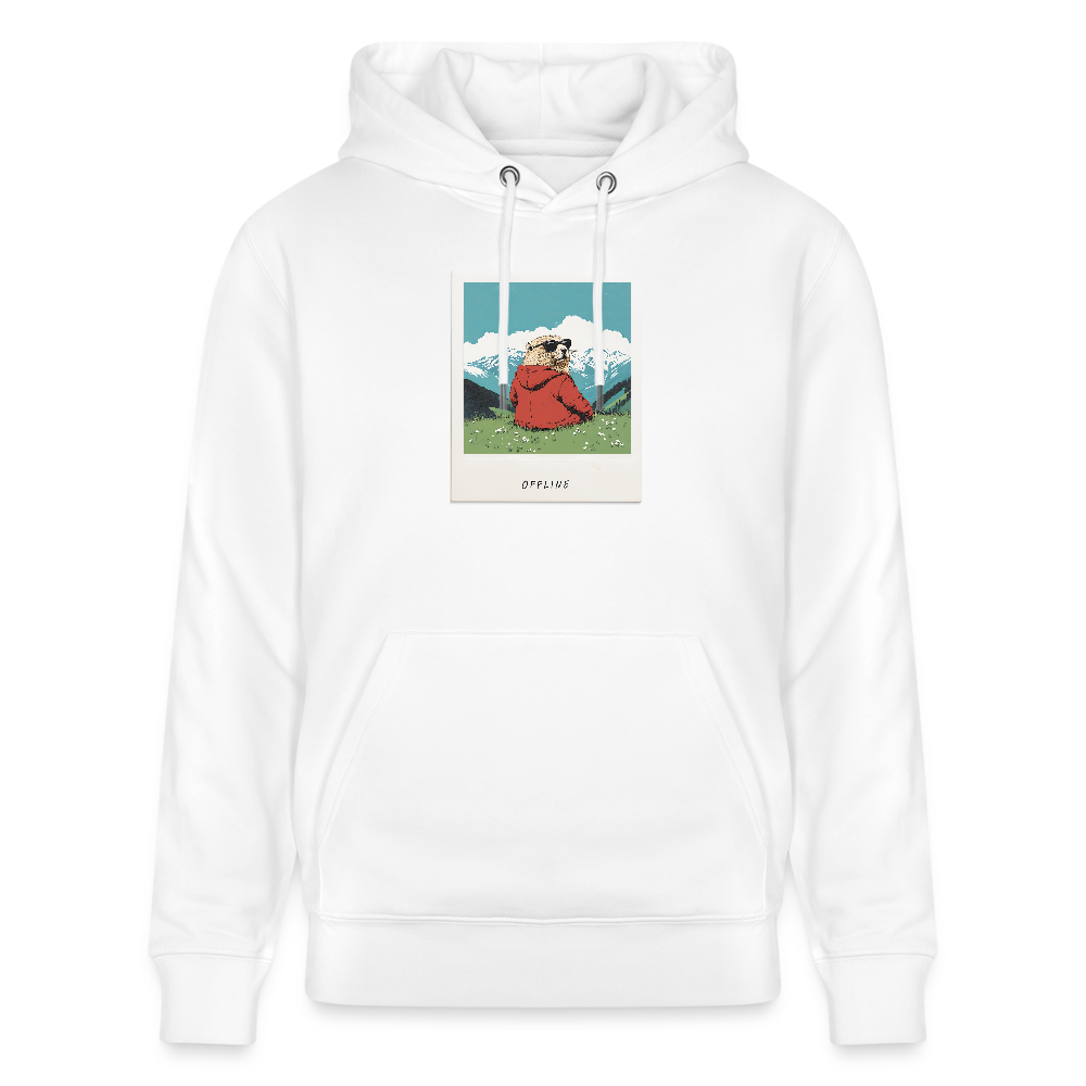 Hoodie "Offline" - Weiß