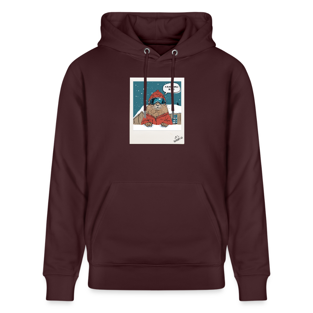 Hoodie "Nonverbale Kommunikation" - Maroon
