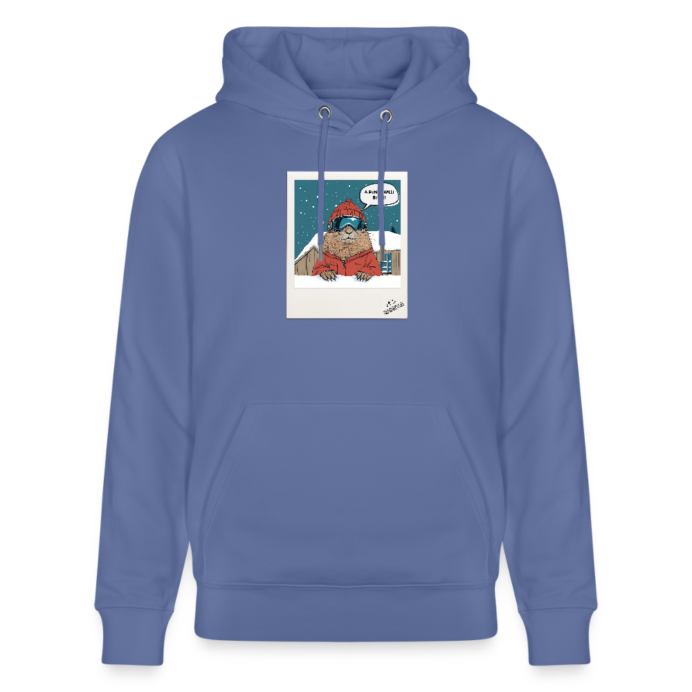 Hoodie "Nonverbale Kommunikation" - Blau