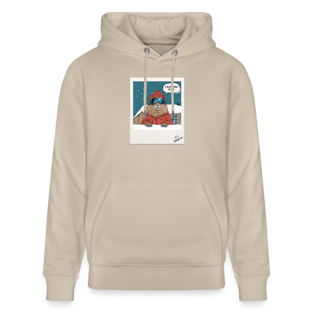 Hoodie "Nonverbale Kommunikation" - Beige