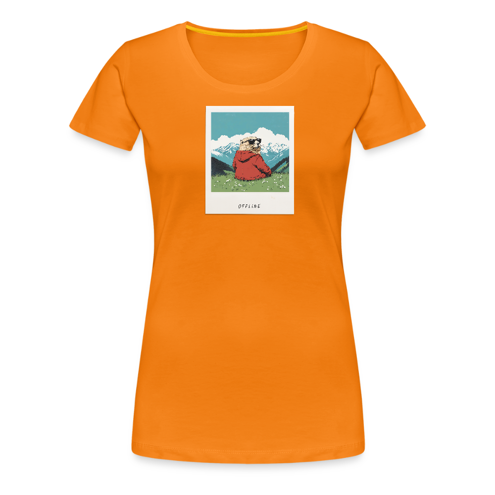 Women Shirt "Offline" - Orange