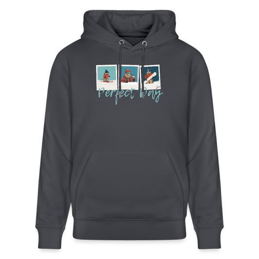 Hoodie "Perfect Day" - Indigoblau