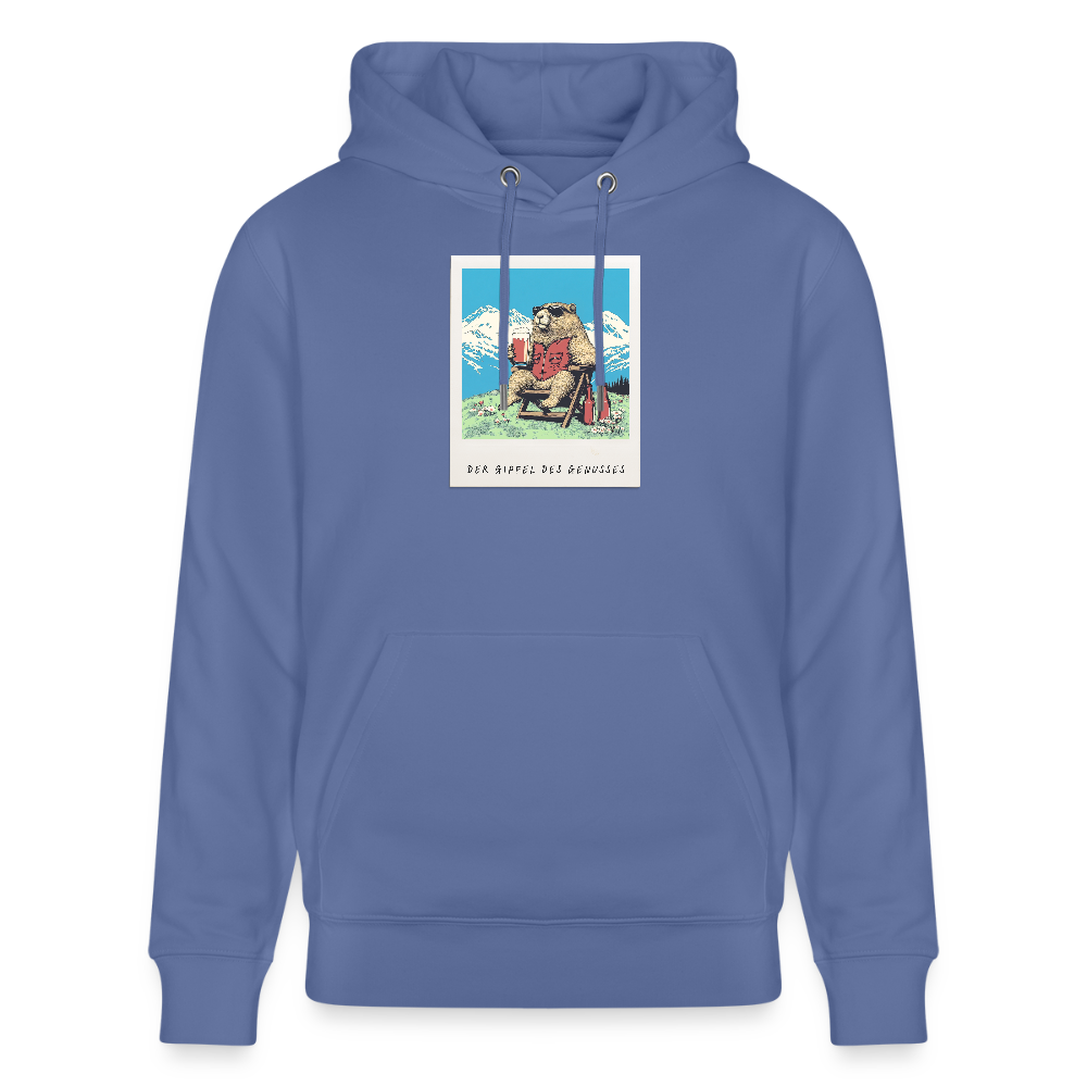 Hoodie "Genussgipfel" - Blau
