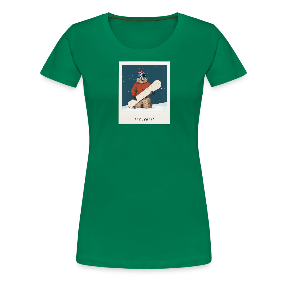 Women Shirt "The Legend - Board" - Kelly Green