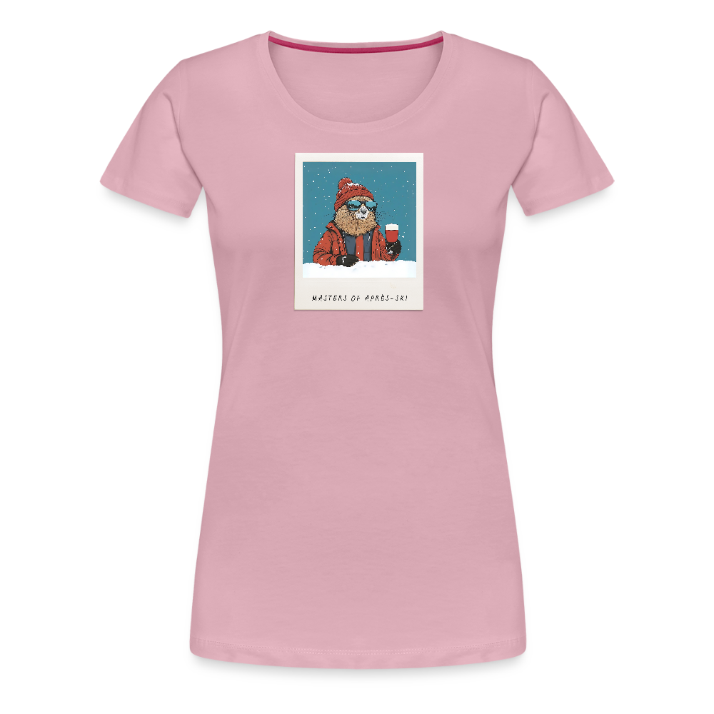 Women Shirt "Masters of Aprés Ski"" - Hellrosa