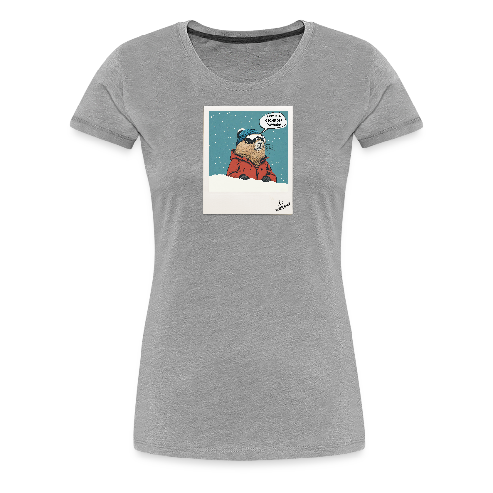 Women Shirt "Powder" - Grau meliert