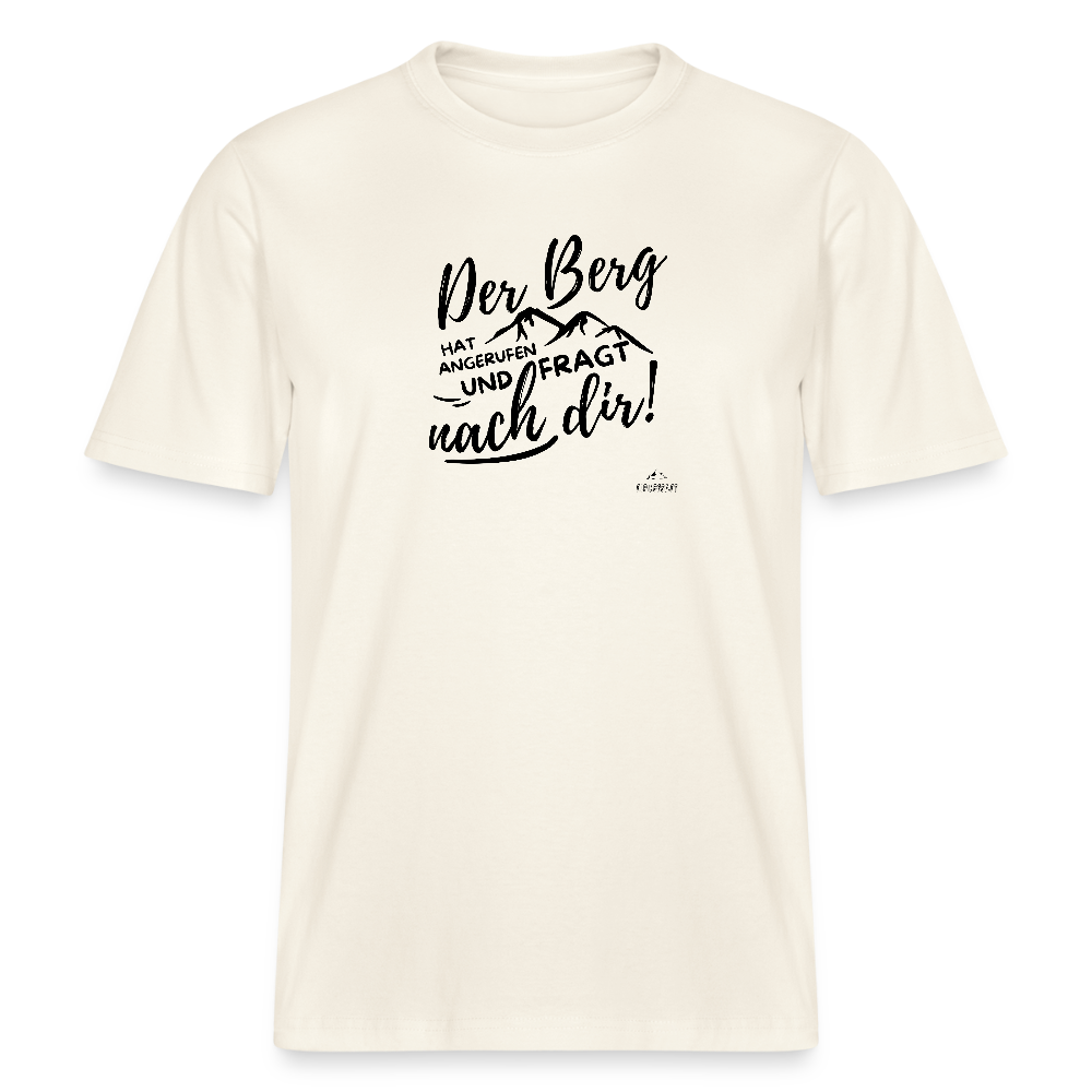 T-Shirt "Der Berg ruft!" - Naturweiß 