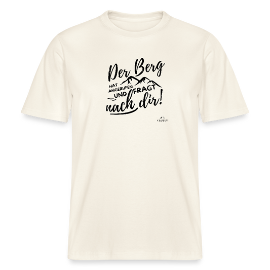 T-Shirt "Der Berg ruft!" - Naturweiß 