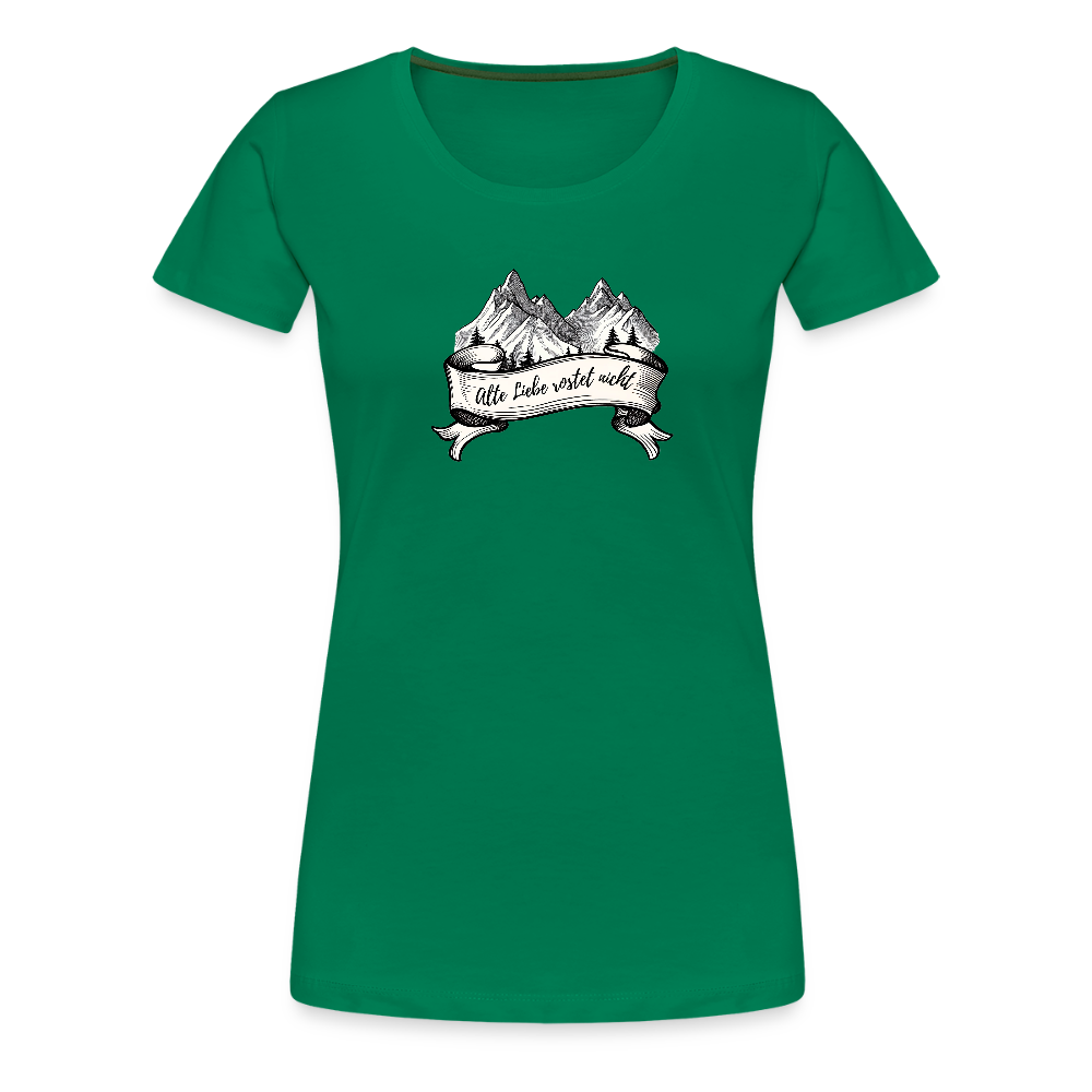 Women Shirt "Alte Liebe" - Kelly Green