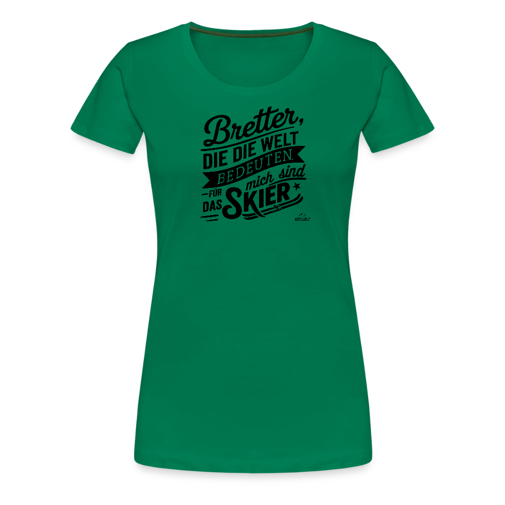 Women Shirt "Bretterwelt" - Kelly Green
