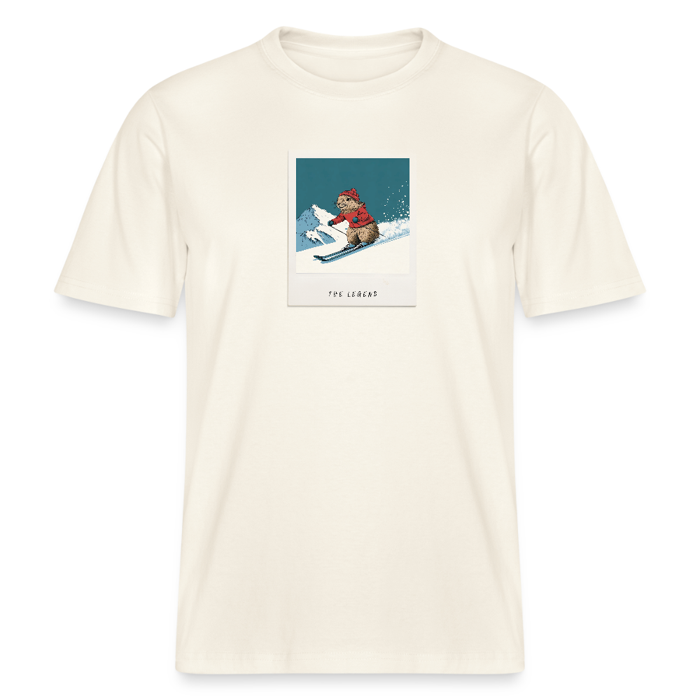 T-Shirt "She is the Legend" - Naturweiß 