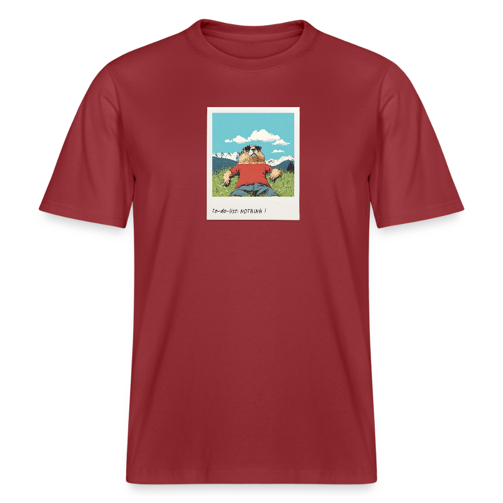 T-Shirt "nothing!" - Erdrot