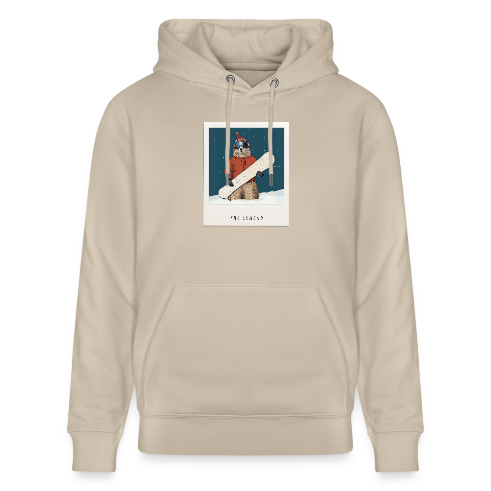 Hoodie "The Legend - Board" - Beige