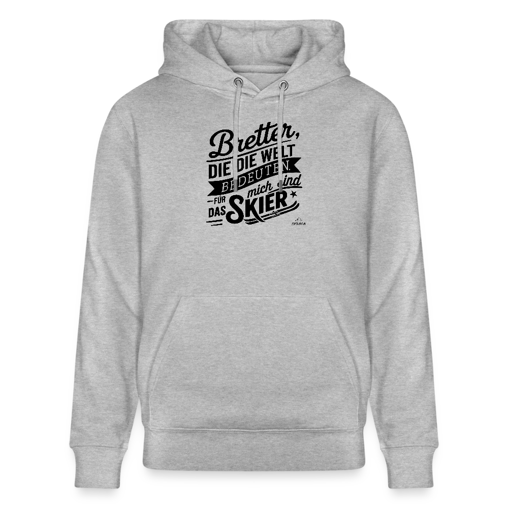 Hoodie "Bretterwelt" - Grau meliert