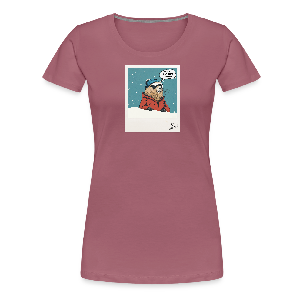 Women Shirt "Powder" - Malve