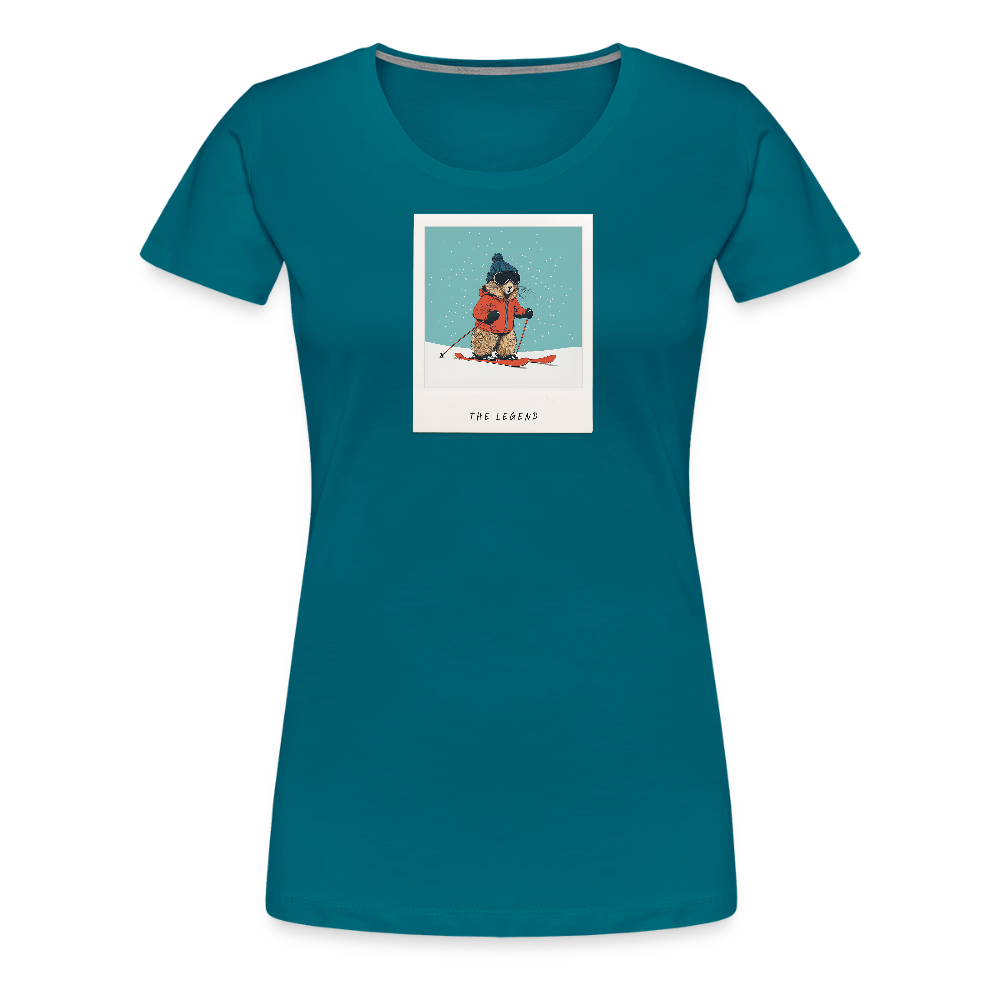 Women Shirt "The Legend - Ski" - Divablau