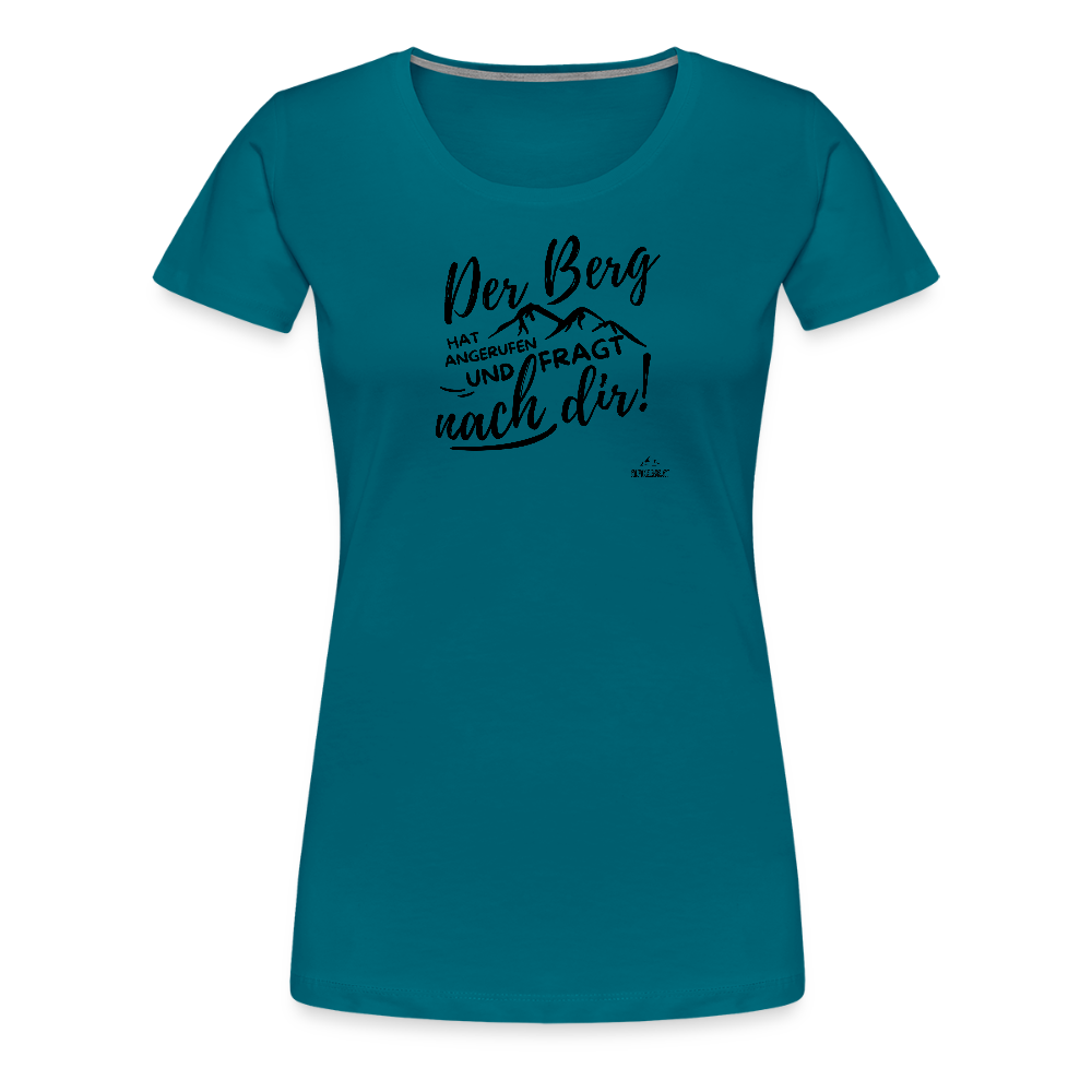 Women Shirt "Der Berg ruft!" - Divablau