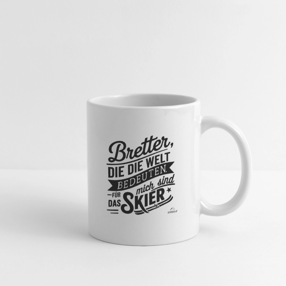 Tasse "Bretterwelt" - Weiß