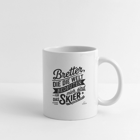 Tasse "Bretterwelt" - Weiß