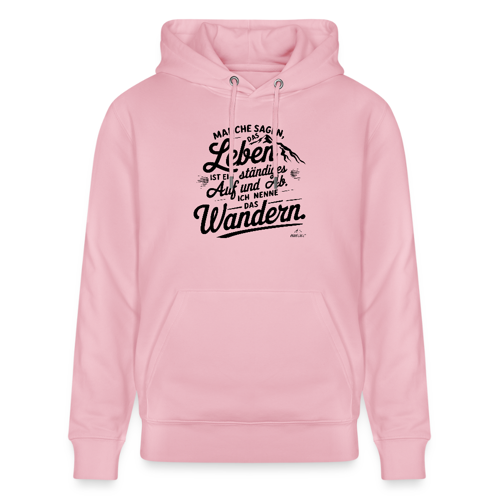 Hoodie "Wanderleben"" - Hellrosa