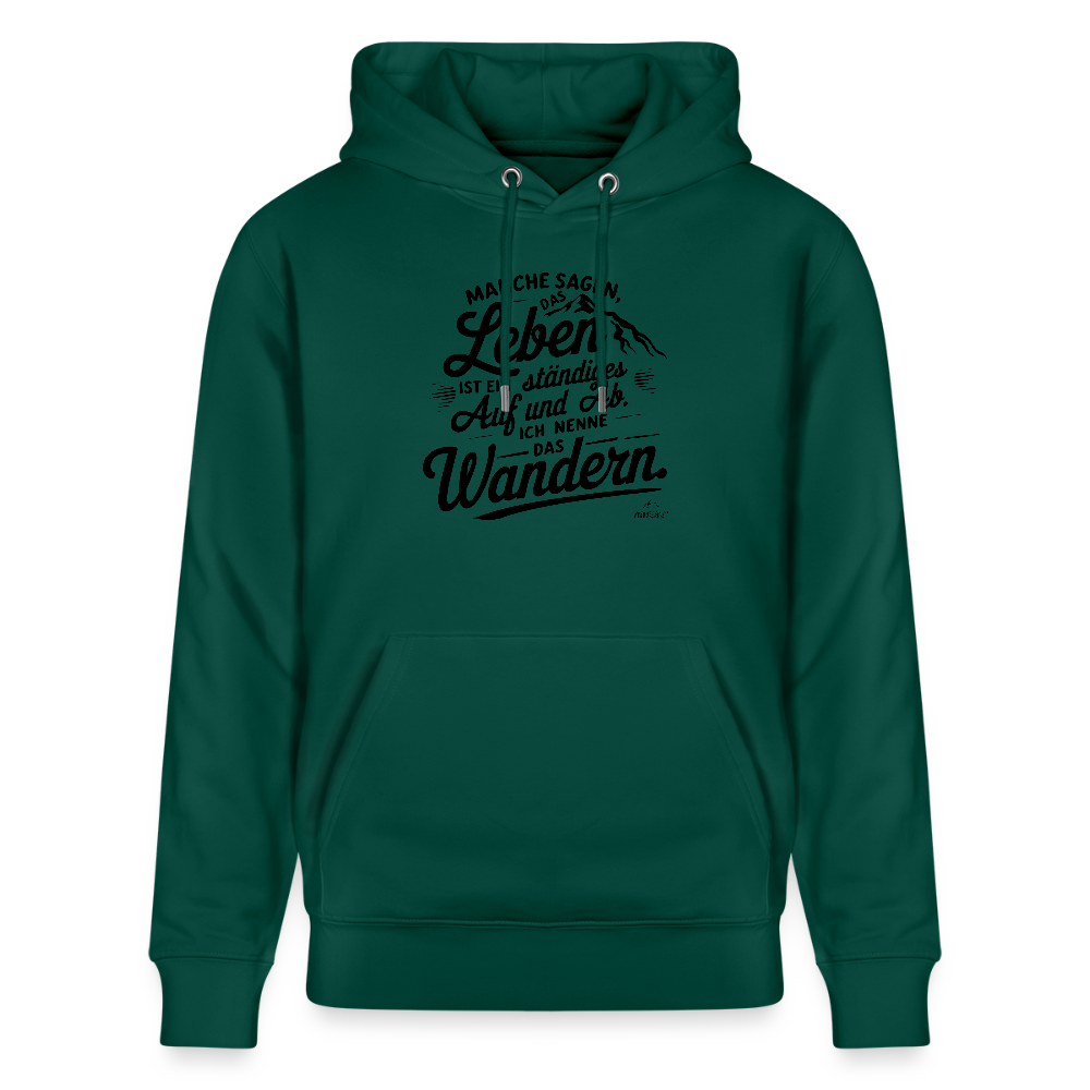 Hoodie "Wanderleben"" - Forest