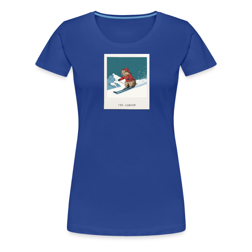 T-Shirt "She is the Legend" - Königsblau