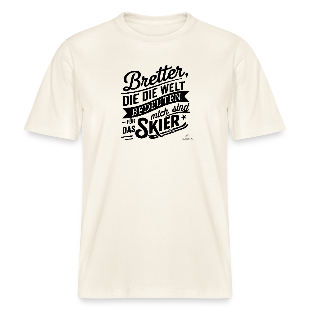 T-Shirt "Bretterwelt" - Naturweiß 