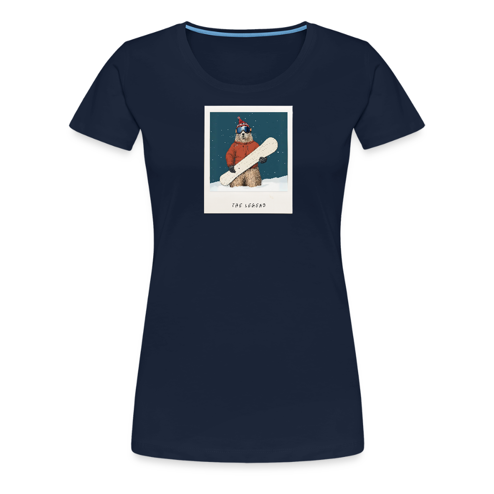 Women Shirt "The Legend - Board" - Navy