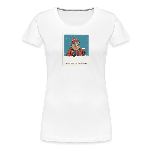 Women Shirt "Masters of Aprés Ski"" - Weiß