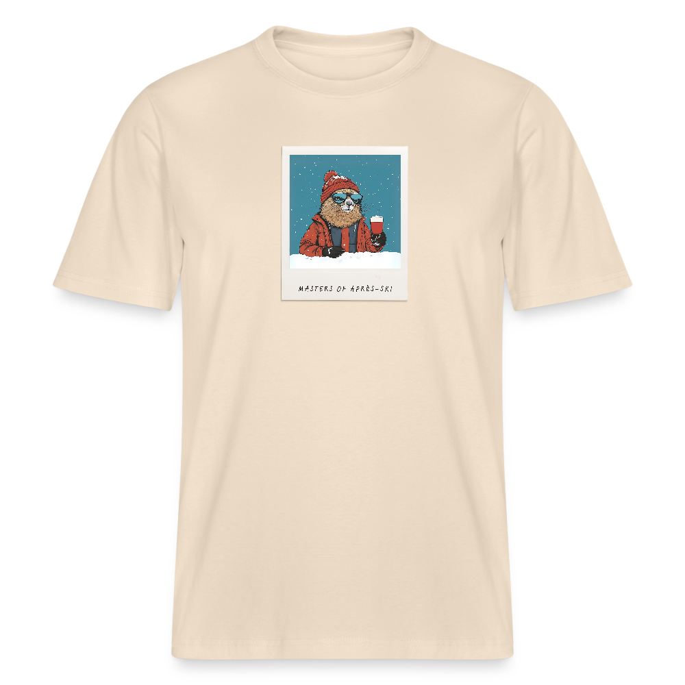 T-Shirt "Masters of Aprés Ski" - Weißgrau