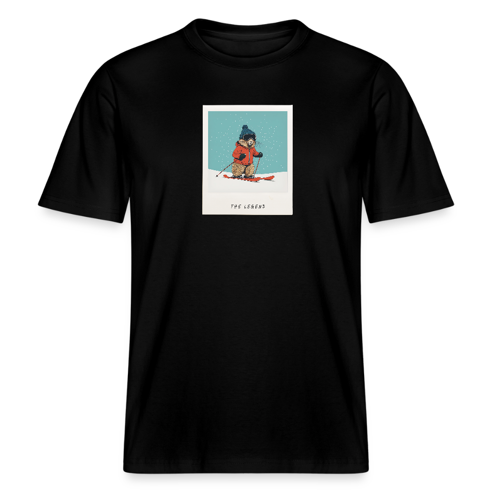 T-Shirt "The Legend - Ski" - Schwarz