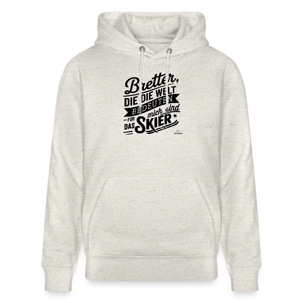 Hoodie "Bretterwelt" - Beige meliert