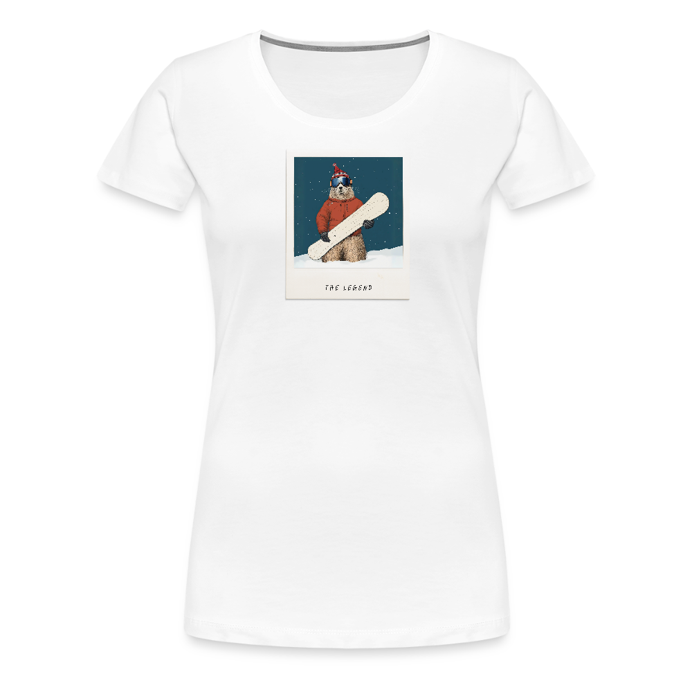 Women Shirt "The Legend - Board" - Weiß