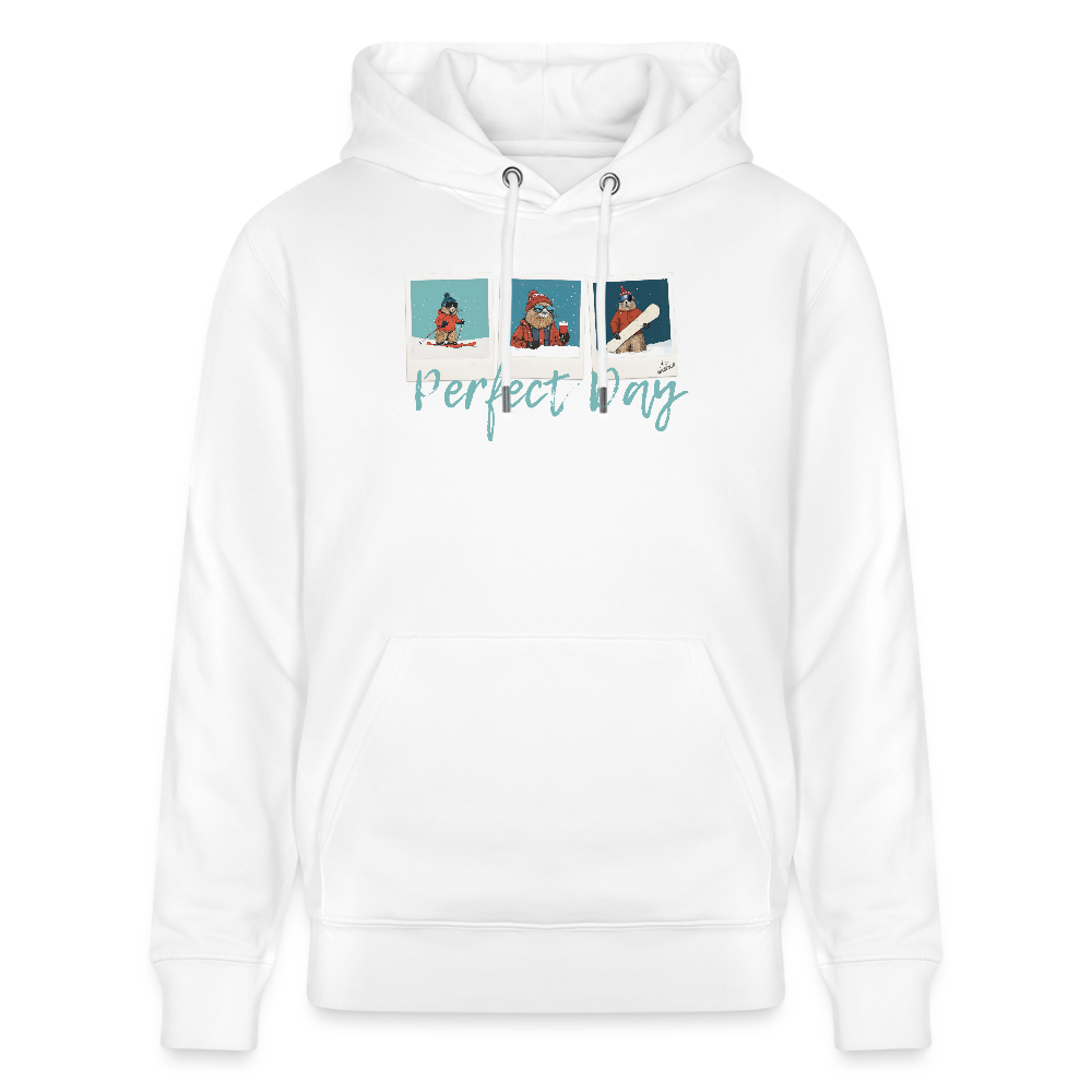 Hoodie "Perfect Day" - Weiß