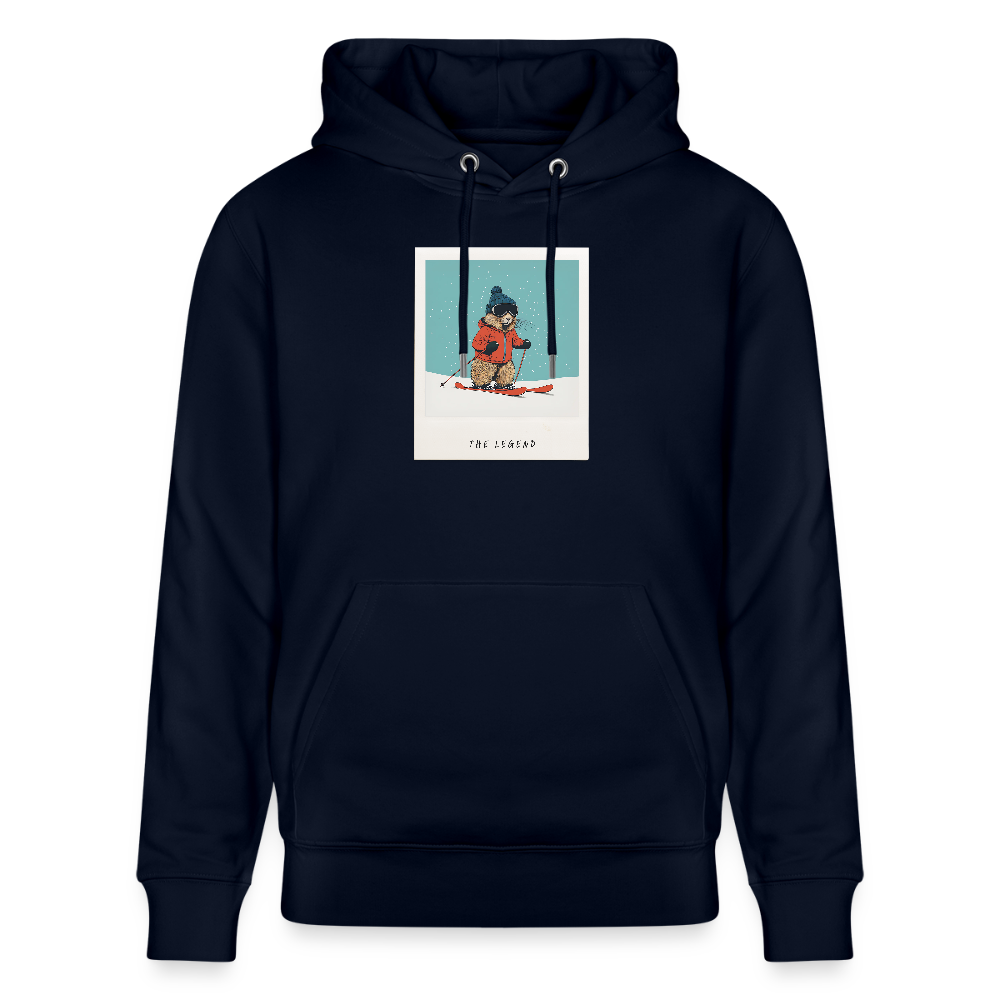 Hoodie "The Legend - Ski" - Navy