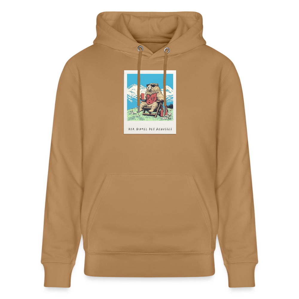 Hoodie "Genussgipfel" - Karamell 