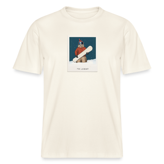 T-Shirt "The Legend - Board" - Naturweiß 