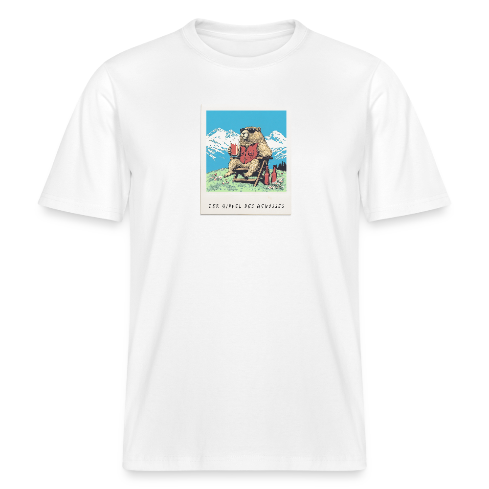 T-Shirt "Genussgipfel" - Weiß