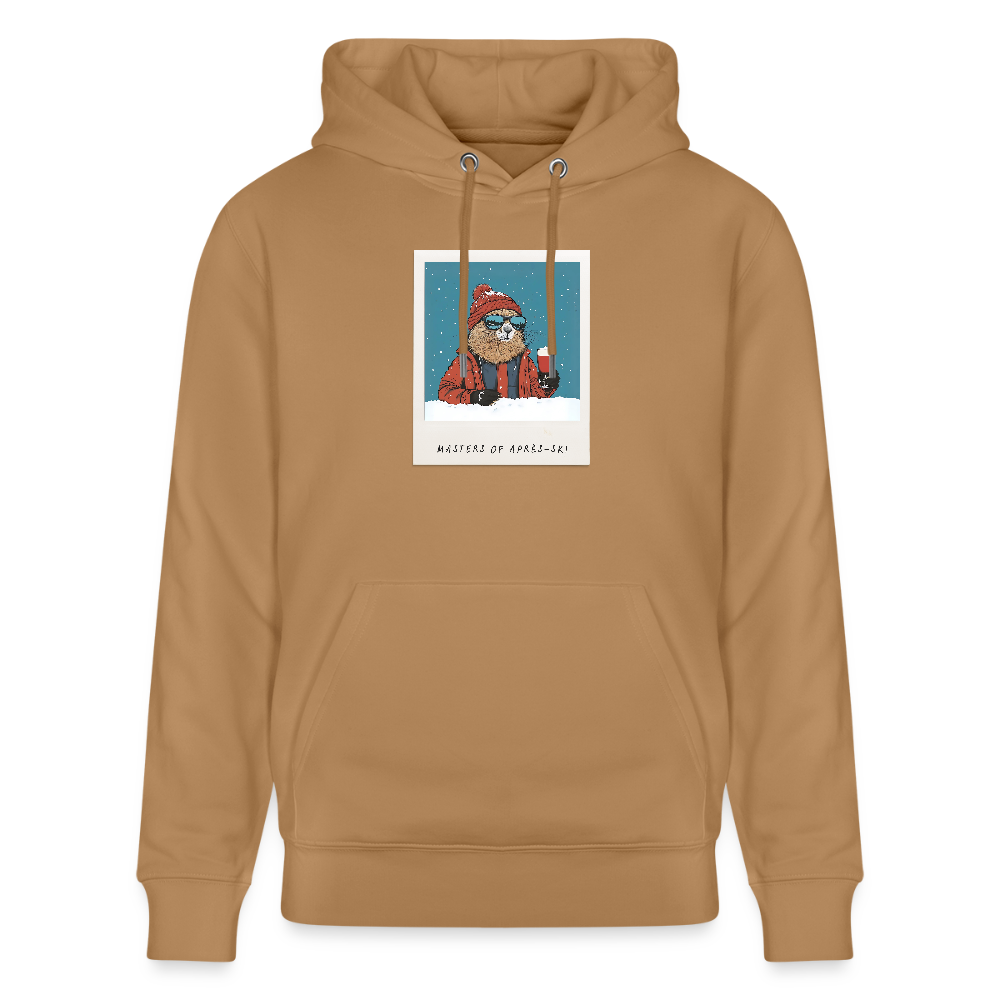 Hoodie "Masters of Aprés Ski"" - Karamell 