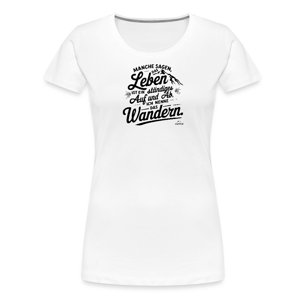 Women Shirt "Wanderleben" - Weiß