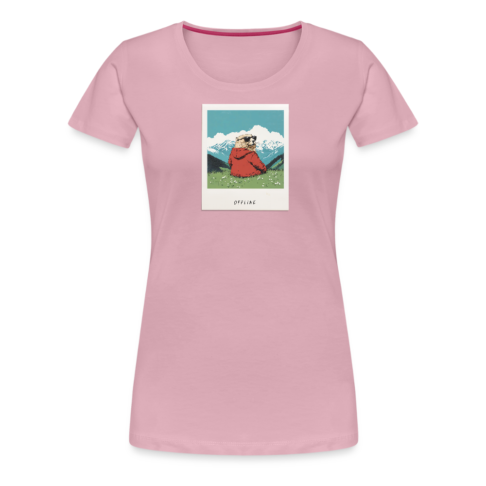 Women Shirt "Offline" - Hellrosa