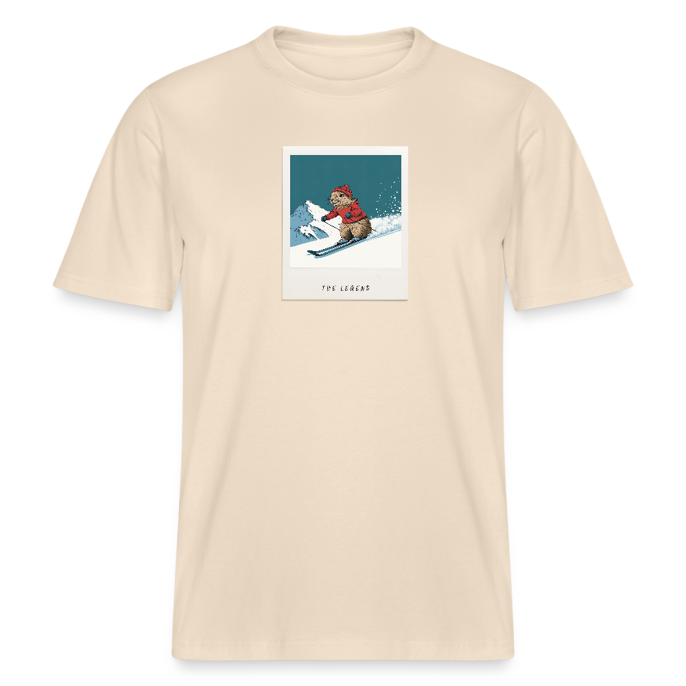 T-Shirt "She is the Legend" - Weißgrau