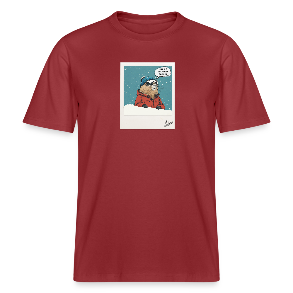 T-Shirt "Powder" - Erdrot