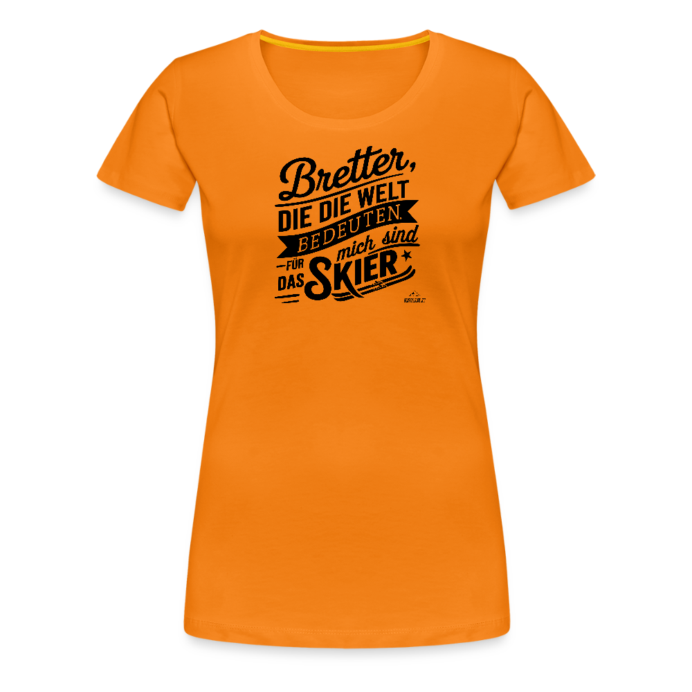 Women Shirt "Bretterwelt" - Orange