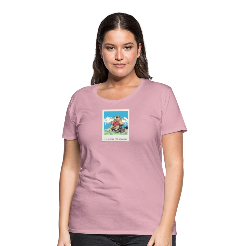 Women Shirt "Genussgipfel" - Hellrosa