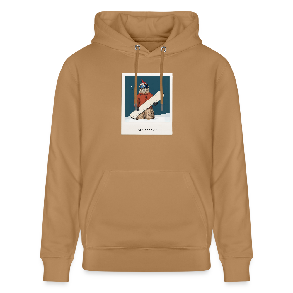 Hoodie "The Legend - Board" - Karamell 