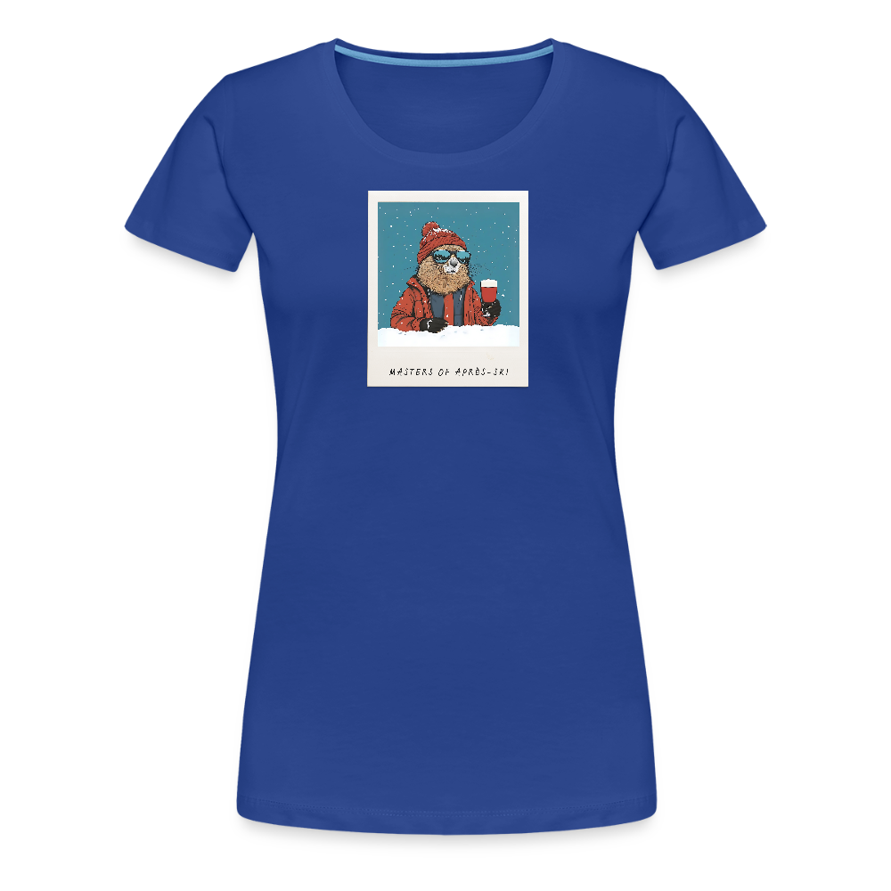 Women Shirt "Masters of Aprés Ski"" - Königsblau